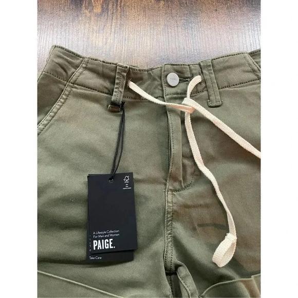 Paige Christy Utility Drawstring Shorts Size 24 - Picture 9 of 15